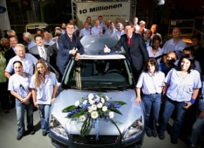 2005: zehnmillionstes Ford Fahrzeug aus Saarlouis